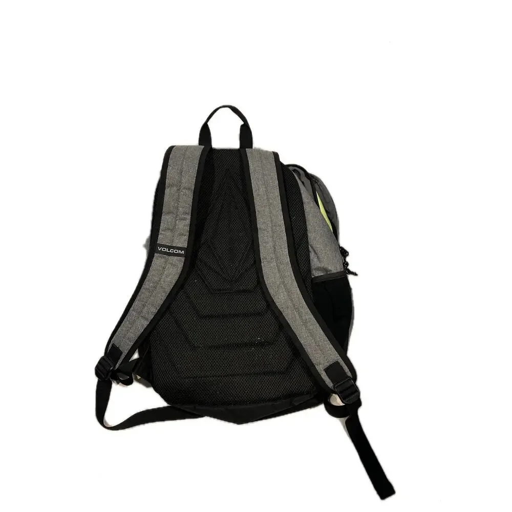 Volcom Diagonal backpack Gray Black w Yellow Trimw